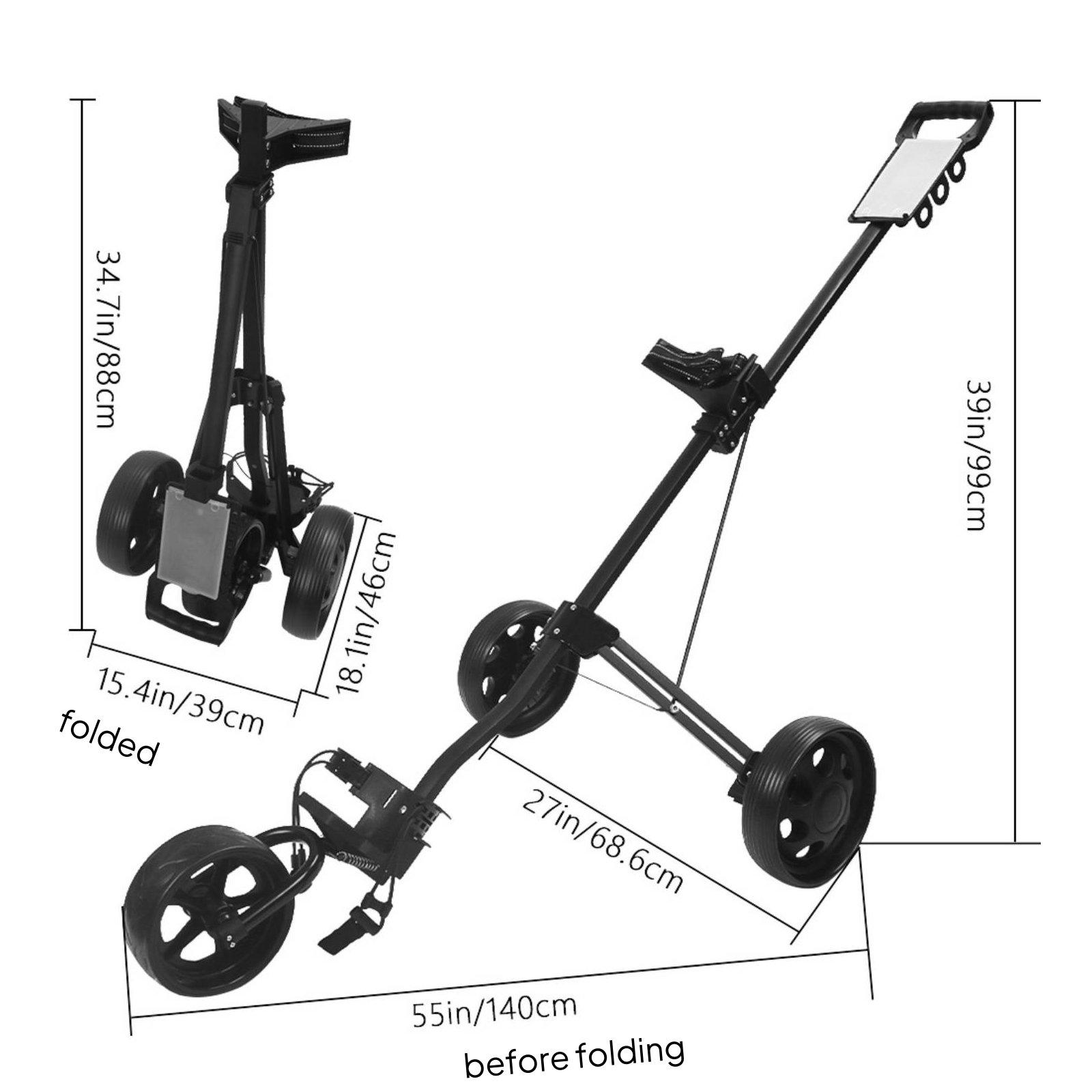 Carrello Pieghevole per Attrez - Golf Equipment Bag recensione e prezzo