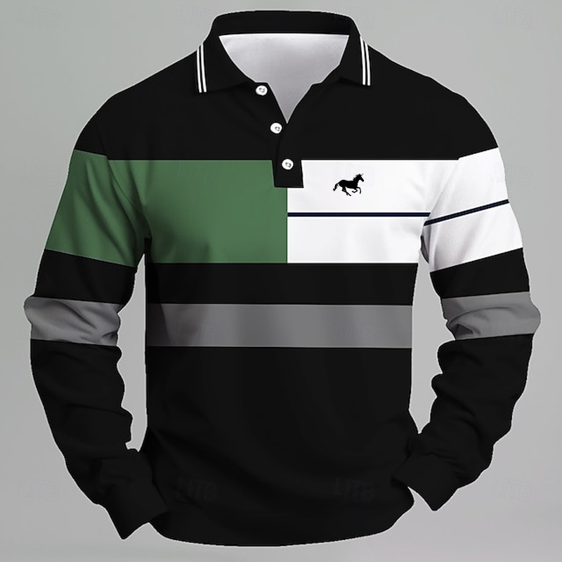 Polo da uomo con logo unicorno - Golf Equipment Rental recensione e prezzo